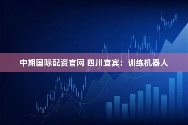 中期国际配资官网 四川宜宾：训练机器人